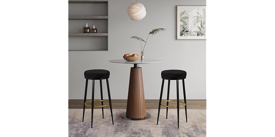 Ball & Cast Modern Round Bar Stools 30 inch (Set of 2) Deal