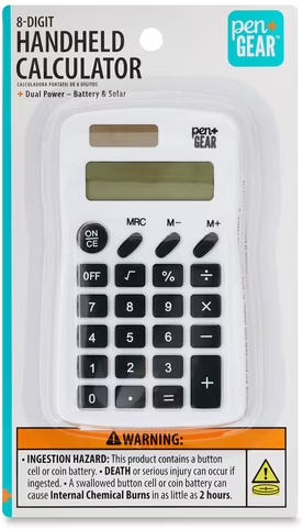Pen+Gear Basic 8-Digit Handheld Calculator Deal