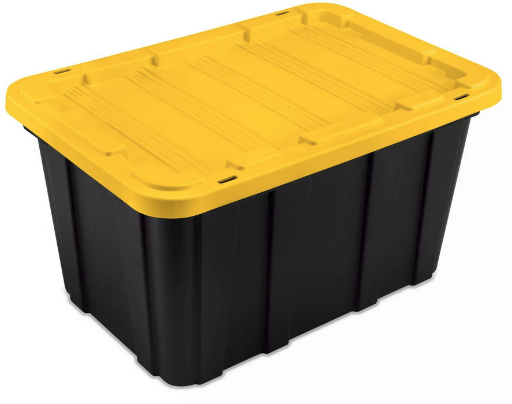 27gal Heavy Duty Storage Tote Deal