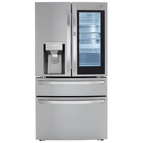 LG LRMVS3006S 30 CF 4-Door French Door InstaView DID Craft Ice ThinQ Full Convert Refrigerator Deal