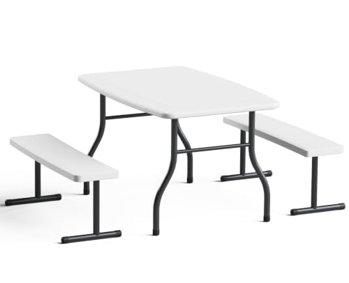 MAKE CHANGES Kids Picnic Table & Bench Set 38" Deal