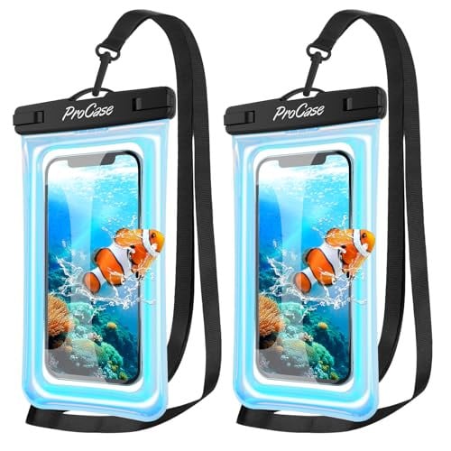 ProCase 2 Pack Floating Waterproof Phone Pouch