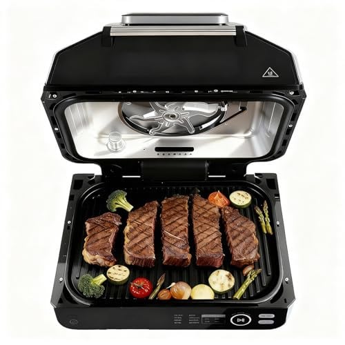 NEWBULIG Electric 8-in-1 BBQ Grills with Air Fryer Deal