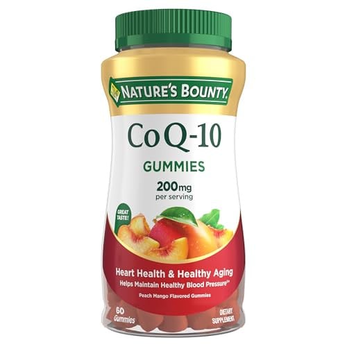 Nature's Bounty CoQ10 Heart Health Gummies 60-Count (Peach Mango) Deal