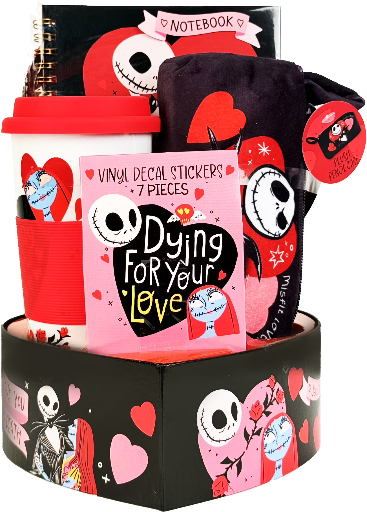 Nightmare before Christmas Heart Box Valentines Gift Set