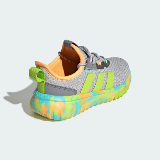 Adidas Kids' Kaptir 4.0 Lace-Up Shoes (Core Black/Silver Metallic) Deal