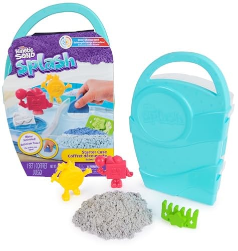 Kinetic Sand Splash Starter Case with 6oz Color-Change Play Sand Deal