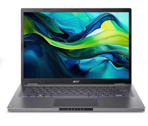 Acer Aspire 14" FHD+ IPS Laptop, Intel Core 5 120U, 16GB LPDDR5X, 512GB SSD