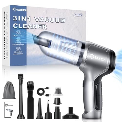 Saker Car Vacuum Portable Cordless Handheld 15000PA