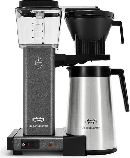 10-Cup Technivorm Moccamaster KBGT Coffee Maker w/ Thermal Carafe (Stone Grey Only)