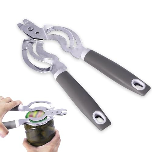 Elderly & Arthritis Relief Stainless Steel Can, Lid & Jar Opener