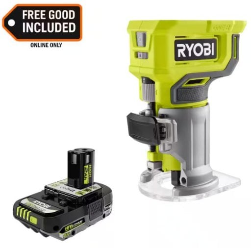 Ryobi ONE+ 18V Cordless Compact Fixed Base Router w/ 2.0Ah Battery Deal