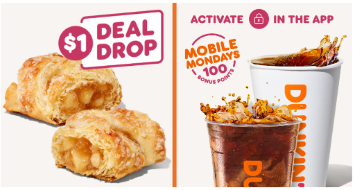 Dunkin' Rewards $1 Deal Drop