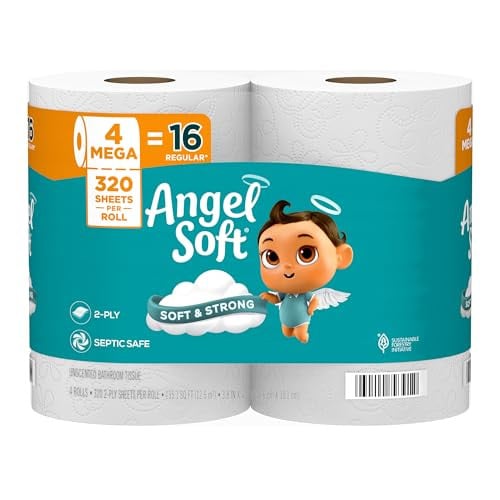 Angel Soft Toilet Paper 48 Mega Rolls Deal