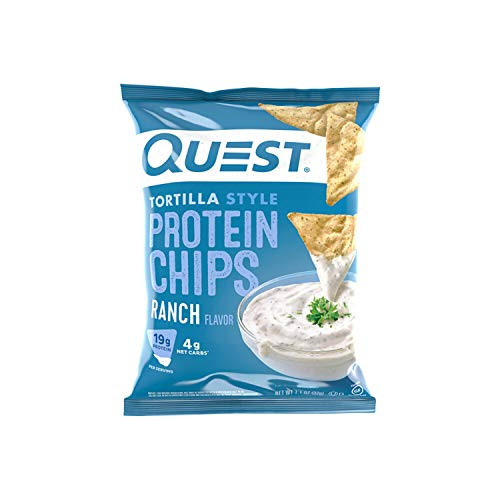 Quest Nutrition Tortilla Style Protein Chips, Ranch, 12-Pack