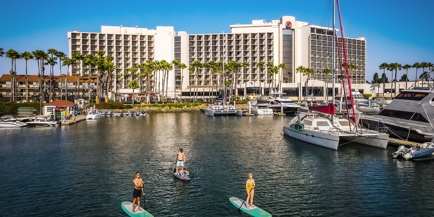 4* Sheraton San Diego Resort with Waived Daily Resort Fees, $50 Food Credit, and Paddleboard Rental for 2 Deal