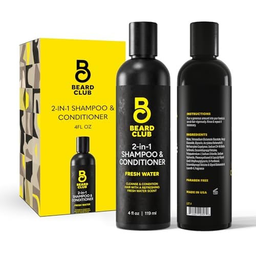 The Beard Club Men's 2-in-1 Shampoo & Conditioner Set