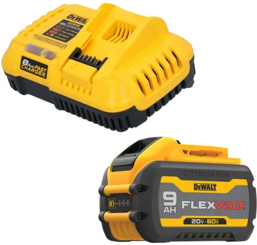 DEWALT FLEXVOLT 20V/60V MAX 9 Ah Battery with Charger + Free Tool or Battery