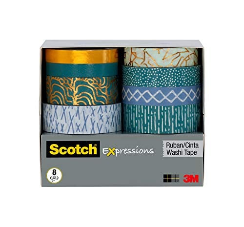Scotch Expressions Washi Tape 8 Rolls Deal