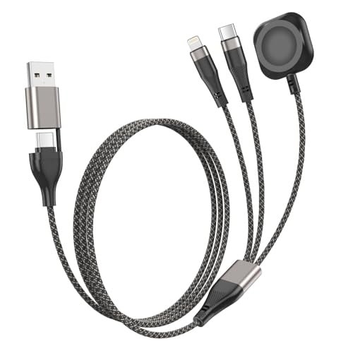 3 in 2 USB C Multi Charging Cable 6FT Deal