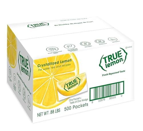 True Lemon Water Enhancer Drink Mix Packets 500-Count (Lemon)