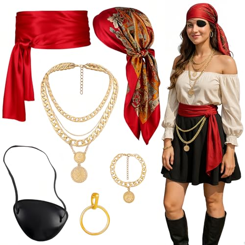 Pirate Costume Accessories Set