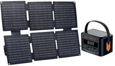 Wattbricks H100 99.2Whr Power Station with 30W Solar Panel Deal