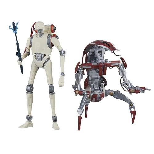 Star Wars The Black Series KX Security Droid Enforcer & Droideka 6" Action Figure 2-Pack Deal