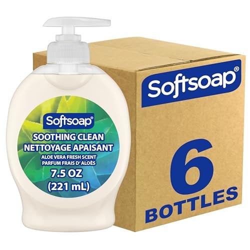 Softsoap Soothing Clean Liquid Hand Soap 6-Pack 7.5-Oz Deal