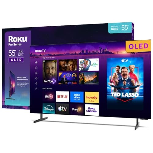 Roku 55-Inch 4K OLED 120Hz Pro Series Smart TV