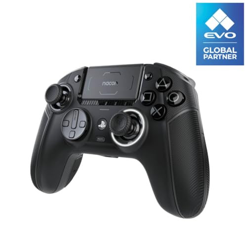 NACON Revolution 5 Pro Wireless Gaming Controller for PS5 / PS4 / PC w/ Hall Effect, Trigger Stops, Mappable Buttons & Bluetooth Audio (Triple Black)