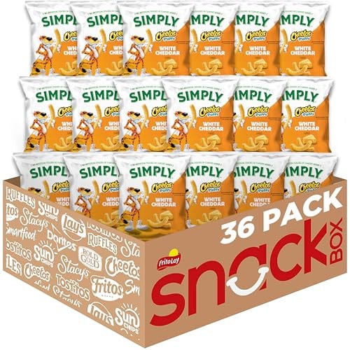 Simply Cheetos Puffs White Cheddar Snacks 36-Pack Deal