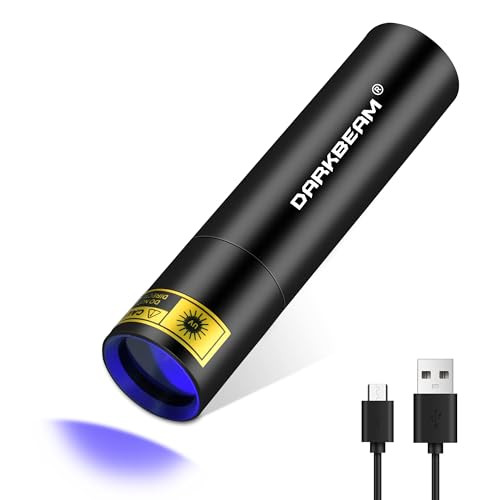 DARKBEAM 365nm UV USB-C Rechargeable Flashlight