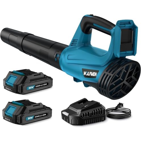 Electric Cordless Leaf Blower with 2 Batteries and Charger Deal