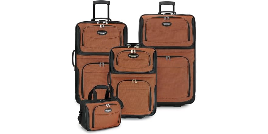Travel Select Amsterdam Expandable Rolling Upright Luggage 8-Piece Set Deal