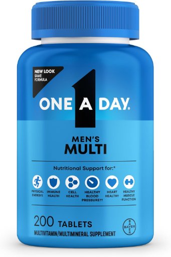 One-A-Day Men's Complete Multivitamin Supplement 200-Count