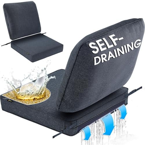 SUNROX 2 Pack Outdoor Chair Cushions 22x24 Inch Deal