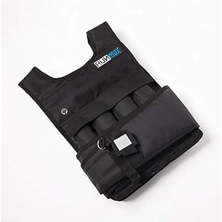 RUNmax RUNFast RM_20 Pro Weighted Vest, 20lbs