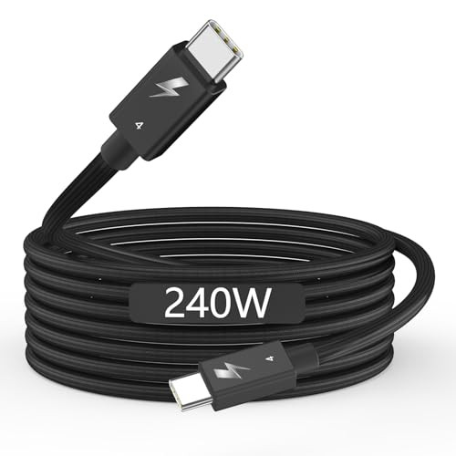 Intel Certified Thunderbolt 4 Cable (240W, 6.6FT)