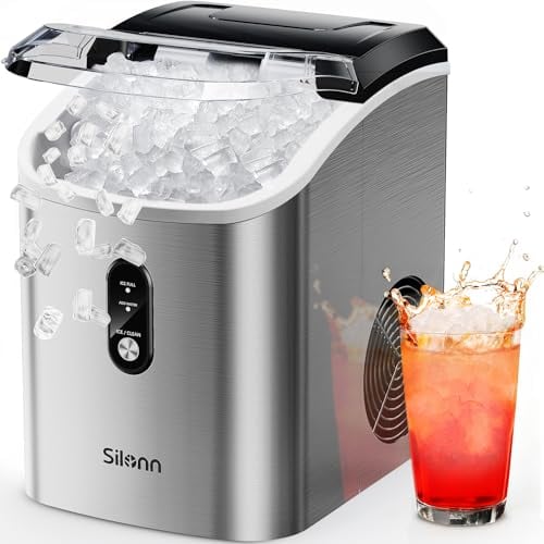 Silonn Nugget Ice Maker Countertop 33lbs Deal