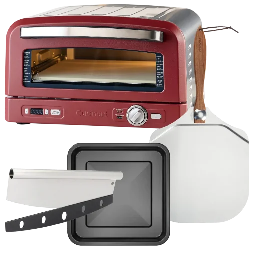 Cuisinart Indoor Pizza Oven with Peel & Cutter (Brick Red) Deal