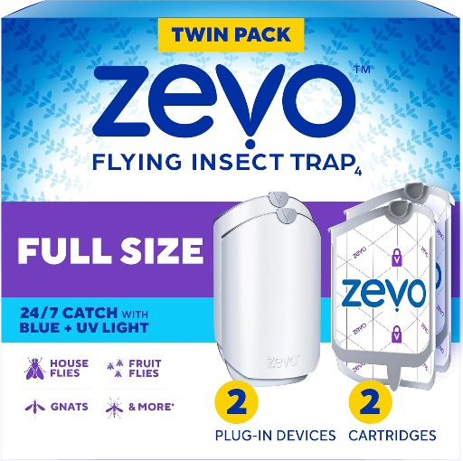 Zevo Flying Insect Traps (2 Plug-in Bases and 2 Cartridges) Deal