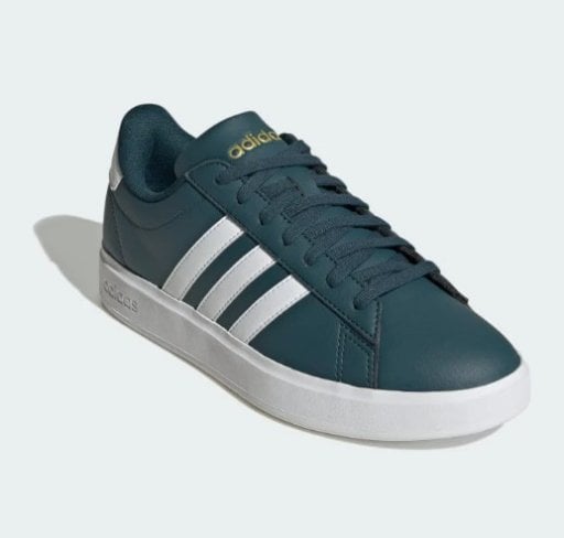 Adidas Women's Grand Court Shoes (Arctic Night / Cloud White / Gold Metallic) Deal