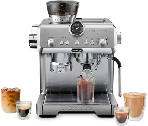 Certified Refurbished DeLonghi La Specialista Opera Espresso Machine with Cold Brew Deal