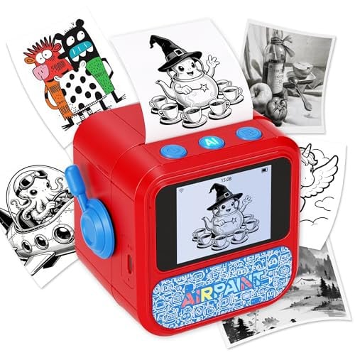 Lumavere AI Voice-Powered Sticker Portable Ink-Free Thermal Printer (5 Rolls of Paper Included) Deal