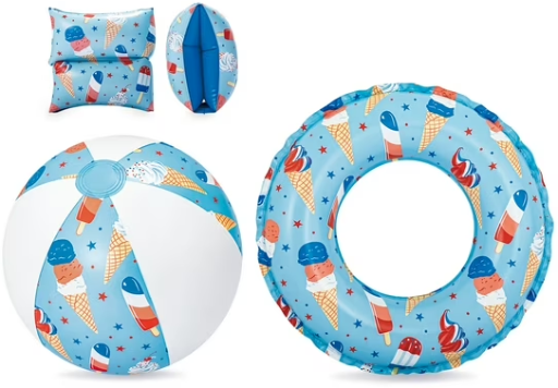 Bluescape Inflatable Sweets Swim Set, 3-Pack Deal