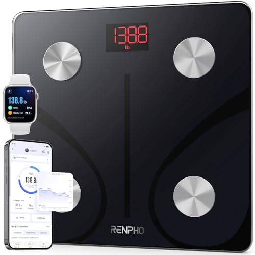 RENPHO Smart Scale for Body Weight, BMI & Body Fat, 13 Metrics, Elis 1