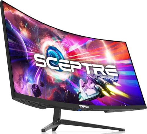 Sceptre 34" Curved Ultrawide 3440x1440 WQHD 165Hz Monitor