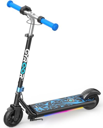 Gyroor Kids Electric Scooter 150W Motor LED Display H30Max Blue Deal