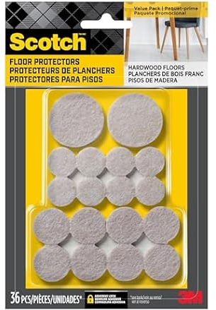 36-Count Scotch Round Felt Furniture Pads Deal